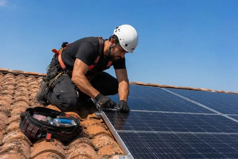Maintenance et monitoring de panneaux solaires à Souraïde